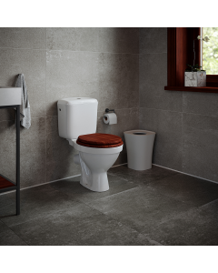 Tema Woodland Inspired Mahog Toilet Seat