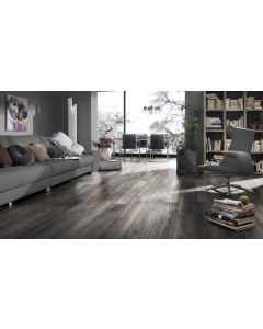 Robusto 4V Range Harbour Oak Grey Laminate Flooring AC5 - 12mm x 1375mm x 188mm - Pack covers 1.293m2