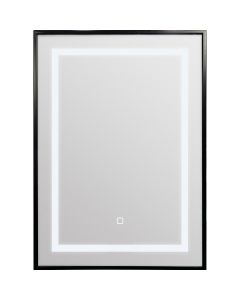 Tema Palermo IP44 Black LED 70 x 50 Mirror