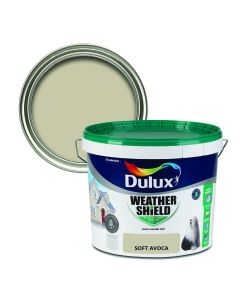 Dulux Weathershield Smooth Masonry Paint - Soft Avoca 10L