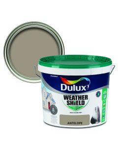Dulux Weathershield Smooth Masonry Paint - Antelope 10L