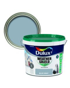 Dulux Weathershield Smooth Masonry Paint - Blue Grey 10L