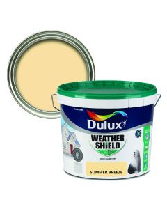 Dulux Weathershield Smooth Masonry Paint - Summer Breeze 10L