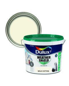 Dulux Weathershield Smooth Masonry Paint - Wild Cotton 10L
