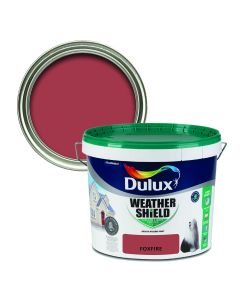 Dulux Weathershield Smooth Masonry Paint - Foxfire 10l