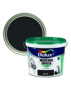 Dulux Weathershield Black 10l