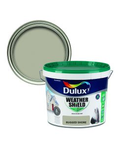 Dulux Weathershield Smooth Masonry Paint - Rugged Shore 10L