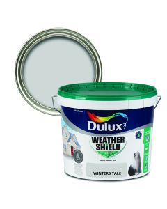 Dulux Weathershield Smooth Masonry Paint - Winters Tale 10L