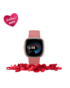 Fitbit Versa 4 Health & Fitness Smart Watch - Pink Sand & Copper Rose | 79-FB523RGRW