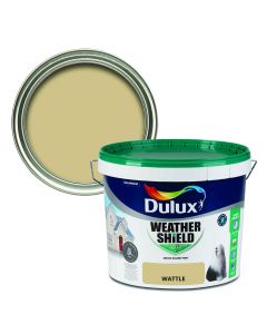 Dulux Weathershield Smooth Masonry Paint -  Wattle 10L