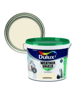 Dulux Weathershield Smooth Masonry Paint - Gardenia 10L