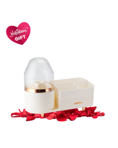 Tara Lane Rotating Cosmetics Organiser Pure White | TL6834