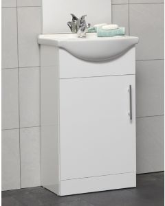 Belmont 45cm White Vanity Unit & Top