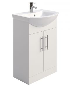 Belmont Vanity Unit & Top 55cm White