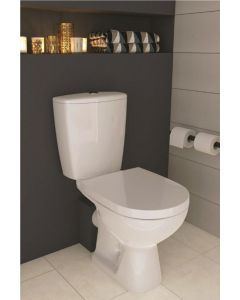 Faro Close Coupled WC Pan, Cistern & Seat K667-030-Ex1