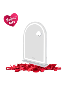 Hollywood Arch Vanity Mirror White 70