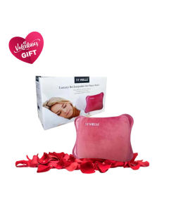De Vielle Electric Rechargeable Hot Water Bottle - Pink | DEV964347