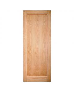 Indoors Rushmore Shaker Single Panel Pre-Finished Oak Door - 80 Inch x 34 Inch (2032mm x 864mm)
