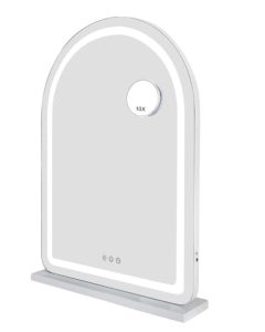 Hollywood Arch Vanity Mirror White 70