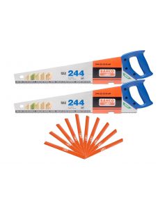 Bahco 244 Saw Twin Pack With 10 Pencils