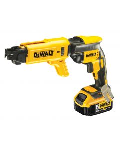 Dewalt Collated Drywall 18v Screwdriver Gun with 2 x 5ah Batteries -DCf620p2k