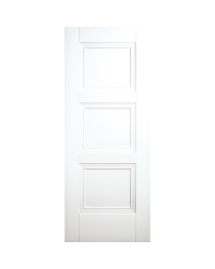 Indoors Franklin 3 Panel Door - White - 80 Inch x 32 Inch (2032mm x 813mm)