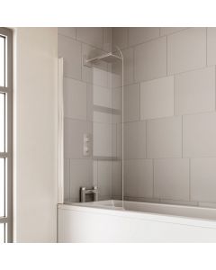 Verve Curved Bath Screen - 6mm x 800mm(W) x 1400mm(H)