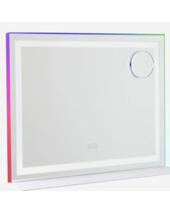 Hollywood Rgb Strip Rectangular Mirror