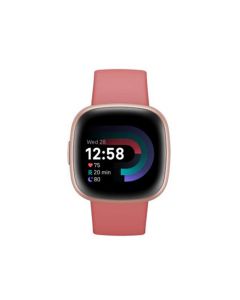 Fitbit Versa 4 Health & Fitness Smart Watch - Pink Sand & Copper Rose | 79-FB523RGRW
