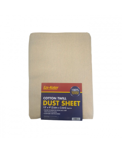 Fleetwood Ezy-Koter Cotton Twill 12' x 9' Paint Dust Cover Sheet | ECDS129