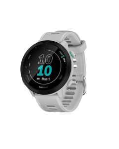 Garmin Forerunner 55 GPS Running Smart Fitness Watch - Whitestone | 49-GAR-010-02562-11 