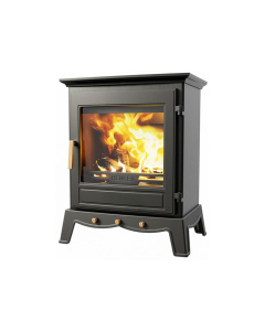 Henley Ash 8.2kW Eco Multifuel Stove - Matt Black | ST475
