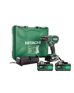 HiKOKI 18V Cordless Combi Drill Kit with 2 x 5.0Ah Batteries, Charger & Case | DV18DE/JFZ