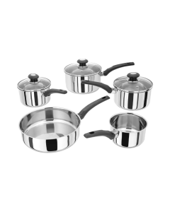 Judge Essentials 5-Piece Stainless Steel Saucepan Set | HPC1