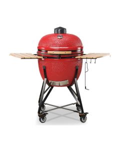 Kamado Bono Limited 25" Ceramic Charcoal BBQ Grill - Red | TQ0025RED