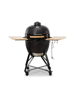 Kamado Bono Grande 23" Ceramic Charcoal BBQ Grill - Black | TQ0023ALLIN
