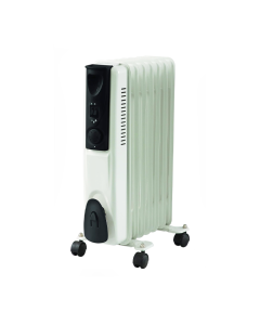 Kingavon 1.5kW 7-Fin Oil Filled Radiator - White | BB-OR099
