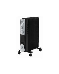 Kingavon 2kW 9 Fin Oil Filled Radiator - Black | BB-OR111