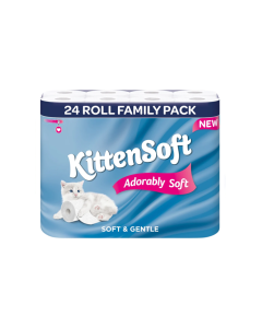 Kittensoft FSC Certified 3-Ply Toilet Roll 24 Pack | 9137475