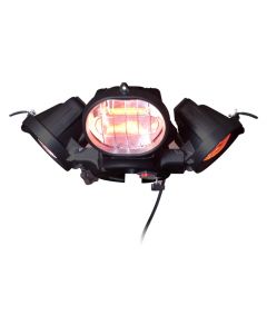 La Hacienda Heatmaster Outdoor Parasol Electric Patio Heater - Black | U3-R20 