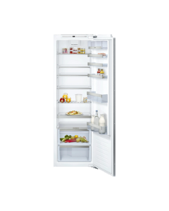 Neff N 70 Integrated Tall Fixed Hinge Fridge Freezer - White | KI1813FEOG