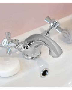 Cashel Mono Basin Mixer & Waste Chrome Plated | CTHEBM