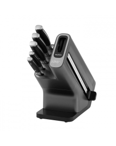 Ninja StaySharp 5-Piece Knife Set, Block & Sharpener - Silver/Black | K32005UK