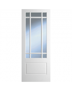 Indoors Dover Templar Clear Glass Door - 80 Inch x 32 Inch (2032mm x 813mm)