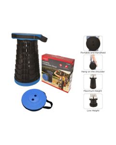 Redwood Portable Collapsible Stool - Black & Blue | BB-FC090