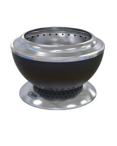 Sahara Clean Burn Smokeless Fire Pit - Black & Silver | FIREPITIR 