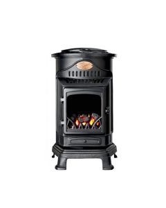 Provence 3.4kW Portable Gas Fire - Matt Black | PROVIR-MB