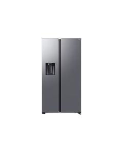 Samsung American Fridge Freezer Series 6 Plumbed Silver Stainless