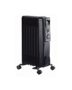 Russell Hobbs 7 Fin Slimline Oil Filled Radiator - Black | RHOFR5001B