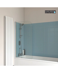 Sonas Lunar SB1 Radius Bathscreen - 800 x 1400mm | LBS001